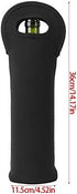 3 Pcs Wine Carrier Tote Bag Neoprene Insulated Travel Sleeves Wine Bottle Carry Tote Bottle Holder for Wine Beer Bottles Beverages Sports Water Bottles Black Winebottle Protective Cover