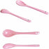 12 Color Porcelain Egg Spoons, 5 Inch Ceramic Spoons for Coffee, Dessert, Yogurt, Milky Tea