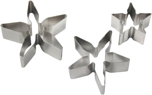 PME Set of 3 Rose Calyx Stainless Steel Cutters