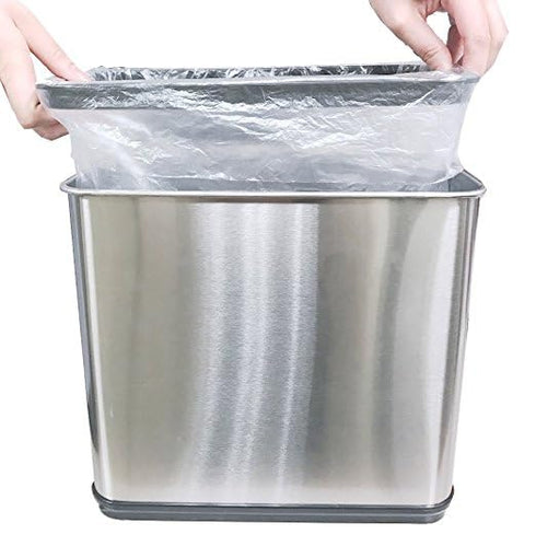 50 Count 2, 3, 4, 5, 6 iTouchless Small/Medium Trash Bags, Fits and Gallon Bins, Strong Bathroom Kitchen Garbage Can