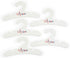 Emily Rose Value 5 Pack Painted White Wooden Doll Clothing Hangers - 18" for 16-inch - 18-inch Doll Clothes