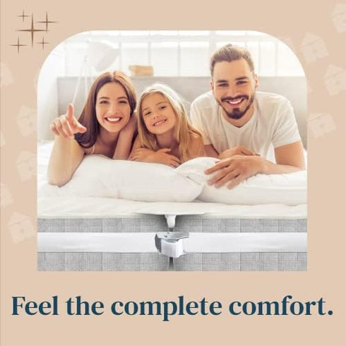 FeelAtHome Twin to King Bed Converter Kit - Bed Bridge - Twin Bed Connector King Maker - Twin & Twin XL Bed Connector
