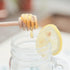 FOCCTS 100pcs 3 inch Honey Dipper Sticks, Wooden Honey Dipper Honey Stirrers Honey Spoon with Natural Jute Twine Kraft