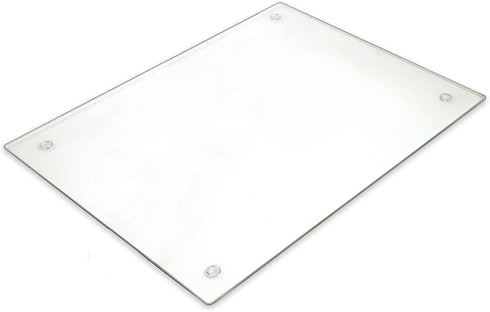Tempered Glass Cutting Board - Large 12x16, Scratch Resistant, Heat Resistant, Dishwasher Safe