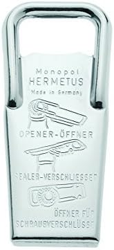 Westmark Germany Hermetus Steel 3-in-1 Resealer and Beer Bottle Opener