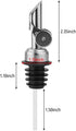 2PCS 2) Olive Oil Spout, Olive Oil Dispenser Spout, OKYUK Pour Spouts, Stainless Steel Automatic Opening & Closing