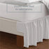 Bed Maker’s Never Lift Your Mattress Microfiber Wrap-Around Bed Skirt, Classic 14 Inch Drop Length, Twin, White