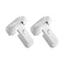 SAFELON 2 Pcs Baby Safety Fridge Lock, Child Proof Refrigerator Freezer Door Lock (White)