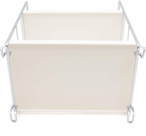 kaileyouxiangongsi Plastic/Metal 2-Tier Freestanding Stackable Organizer Shelf for Bathroom Countertop and Kitchen