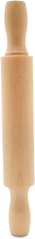5 Inches Pack 25, Wooden Mini Rolling Pin, Long, of Great for in The Kitchen, Play-doh, Crafting and Imaginative Play