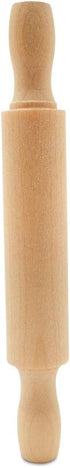 5 Inches Pack 100, Wooden Mini Rolling Pin, Long, of Great for in The Kitchen, Play-doh, Crafting and Imaginative Play