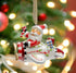 10648 Santa with Airplane Ornament, 2-1/4 Inch