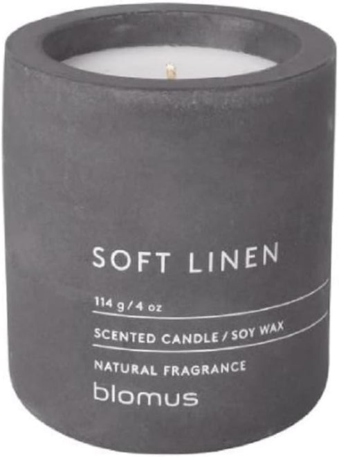 Blomus Fraga Scented Candle Magnet S, Soy Wax Candle in Concrete Look