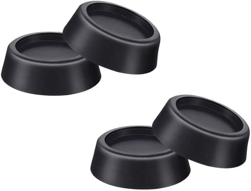 Operitacx 4pcs Washing Machine Rubber Mat Washing Machine Foot Mat Anti Slip Washer Pads Appliance Leg Cups Washing Machine Feet Pads Anti Skid Pads Anti Skid Pads for Furniture Black Floor
