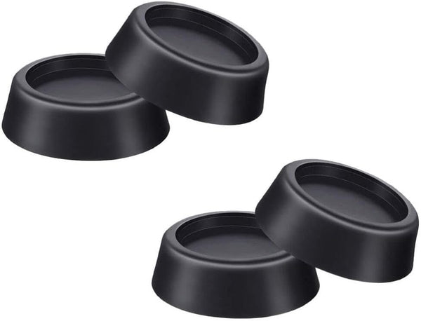 Operitacx 4pcs Washing Machine Rubber Mat Washing Machine Foot Mat Anti Slip Washer Pads Appliance Leg Cups Washing Machine Feet Pads Anti Skid Pads Anti Skid Pads for Furniture Black Floor