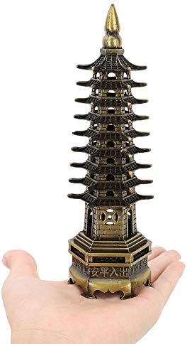FTVOGUE Chinese Tower Model Crafts Miniature Ornaments for Office Home Desktop Decor
