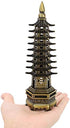 FTVOGUE Chinese Tower Model Crafts Miniature Ornaments for Office Home Desktop Decor