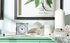 NIKKY HOME Small Quartz Analog Table Clock - Elegant Crystal Design, Non-Alarm, 3.5x1.5x3.5 Inches, White & Pink