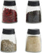 Glass Spice Jars, Double Lids Seasoning Shakers, Spice Shakers Sifter Container (4PCS)