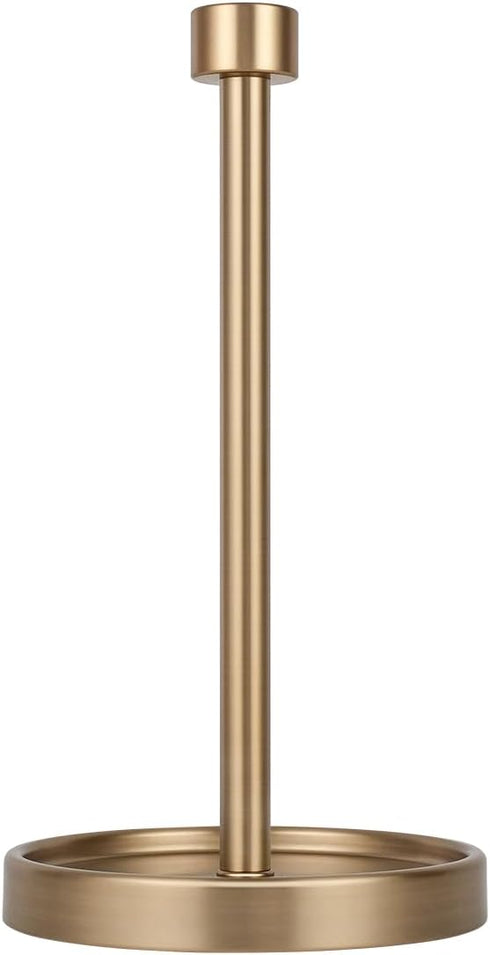 Ivilon Countertop Paper Towel Holder - Modern End Cap Minimalist Design -