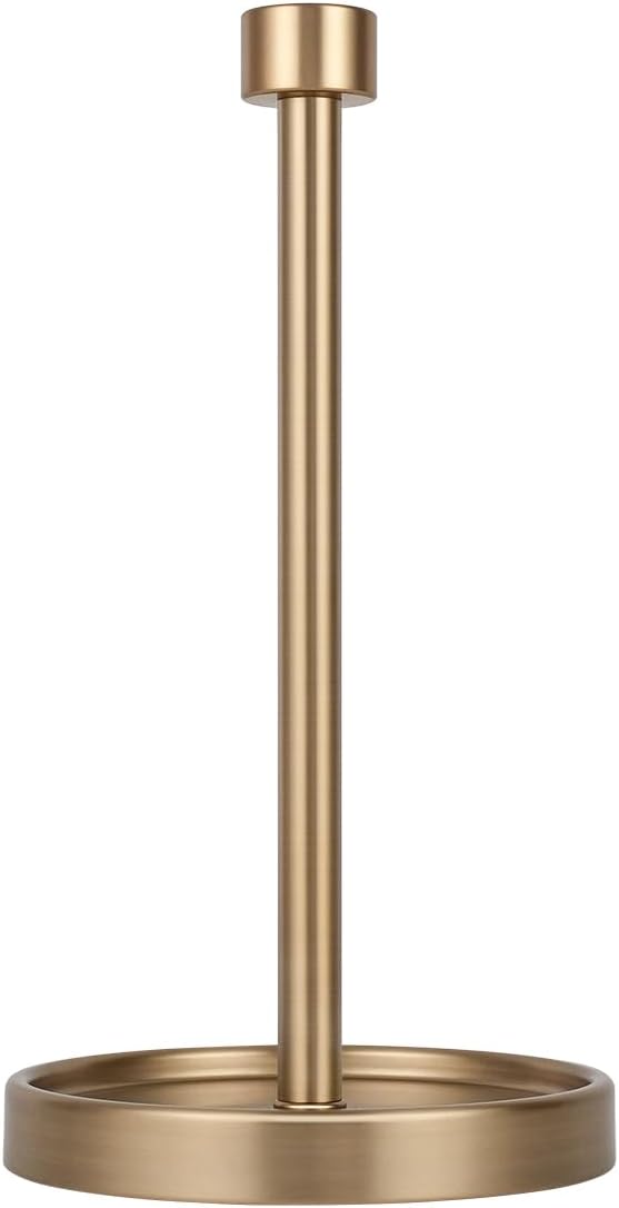 Ivilon Countertop Paper Towel Holder - Modern End Cap Minimalist Design -