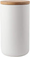 Food Storage Canister - Ceramic Kitchen Canisters with Airtight Bamboo Lid, 1000ml