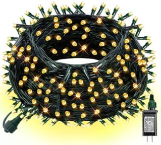 99FT 300 8 ASENEK Outdoor String Lights LED Connectable Modes with Timer Decorative String Lights for Xmas Tree Patio
