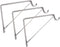 Design House 182725 Steel Shelf Rod Bracket for Closet Storage Shelf, Pack of 3, White