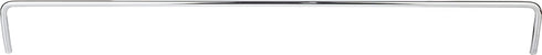 Hardware Resources Metal Shelf Rail - Guard Fence for Hanging Shelving, Shoe Racks, Kitchen