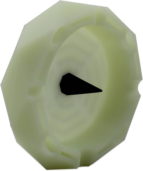 Geometric Silicone Ashtray, Glow in the Dark Unbreakable Multipurpose Storage Ash Tray with Glass Friendly Tapping