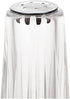YBM Home Salt and Pepper Shakers Acrylic with Stainless Steel Lid, 1.5oz Clear Spice Herb Dispenser for Dining Table and Farmhouse Decoration, 1231-2 by YBM HOME