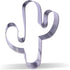 3.8 Inch Cactus Cookie Cutter, Stainless Steel