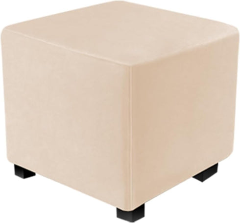 Ottoman Covers Slipcover Square Ottoman Covers Protector for Footrest Foot Stool Furniture