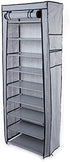 GREEF 10 30 Closet, Tier Pairs Shoe Rack with Dustproof Cover Large Shoe Storage Organizer Cabinet for Bedroom