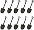 50PCS Plastic Mini Ice Cream Dessert Spoon Shovels Pudding Yogurt Spoons for Family or Party by Aliotech