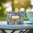 Jot & Mark Decorative Recipe Tin Box for Recipe Cards, Greeting Card Holder, Holds Hundreds of 4” x 6” Cards