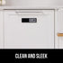Gorilla Grip Clean and Dirty Dishwasher Magnet Sign, Heavy Duty Non-scratch Kitchen Accessories (Black)