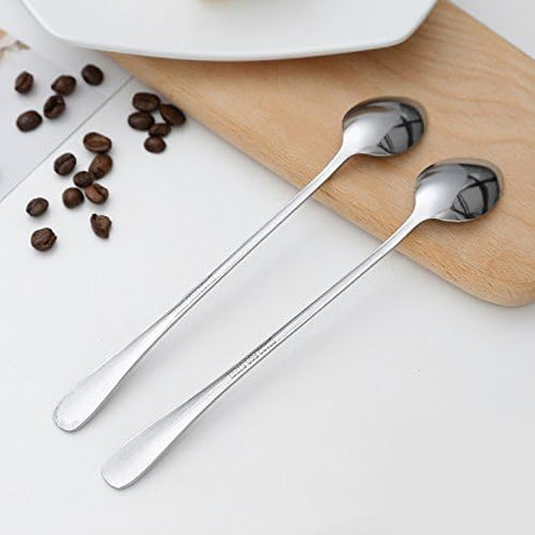 20 Piece Long Handle Iced Tea Spoon Set, Stainless Steel Coffee Mixing Spoons