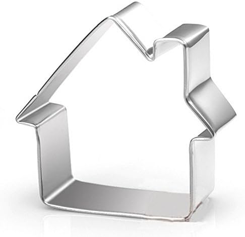 Small Key and House Cookie Cutters Set - Stainless Steel