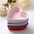 Sizikato Cute Heart Shaped Ceramic Bowl, Salad Bowl, Dessert Bowl, Snack Bowl