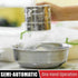 2.5 Cup Flour Sifter, Semi Automatic Small Baking Sieve, Stainless Steel Fine Mesh Sieve