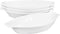 Set of 4 Ceramic Oval Au Gratin Baking Dishes, 7 oz, Oven & Microwave Safe, Double Handle for Kitchen Use