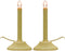 GOOTHY 1 Light Electric Window Candles, 2 Pack Christmas Candle Lights with 4 C7 Clear Bulbs, Ivory