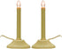 GOOTHY 1 Light Electric Window Candles, 2 Pack Christmas Candle Lights with 4 C7 Clear Bulbs, Ivory