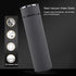 Fdit Stainless Steel Vacuum Water Bottle, Tea Coffee Leak Proof Car Office Cups (Grey)