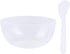 10 Sets Slime Bowl Mixing Tool Makeup Bowls, Plastic Glue Mixer for Makeup Crafts (Transparent)