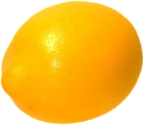 Vasefill Pack 6 Artificial Lemon of Yellow Citrus - Decorative Lemons Faux Fruit Fake - Six Pieces