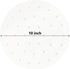 10 Inches Bamboo Steamer Liner, 50 PCS Round Air Fryer Parchment Paper with Holes for Air Fryer, White Non-Stick Steamer Liners by HANWER