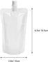 Nozzle Packaging 6.5 4 2.4 Inch DOITOOL Transparent Suction Seal Bag X X Reusable Leakproof Stand-up Beverage Pouch