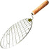 Steel Roasting Roti Jali Set with Wooden Handle, Tong and Pincer, Cooking Rack, Papad Grill, Chapati Grill, Food Tong